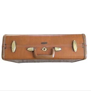 Vintage Samsonite Shwayder Bros. leather hard-shell suitcase